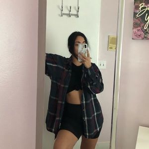 Oversized button down